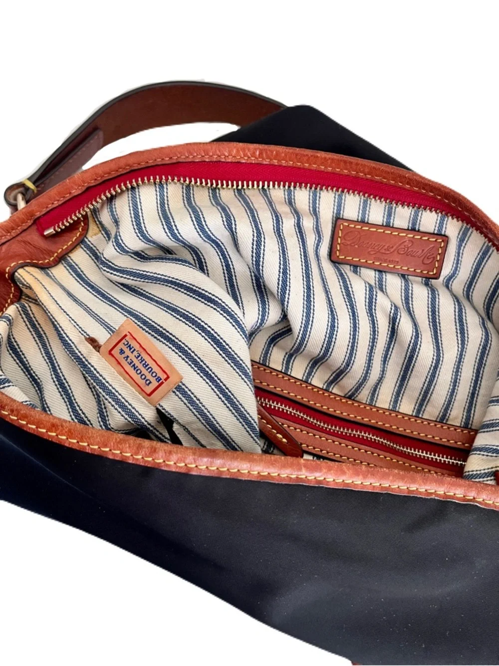 Dooney & Bourke Black Nylon ‘Wayfarer’ Hobo Bag